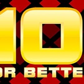 10s or Better slot logo by 1x2gaming at Boomzino Casino
