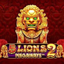 Official Slots logo: 5 Lions Megaways 2 by Pragmatic Play at Boomzino Casino