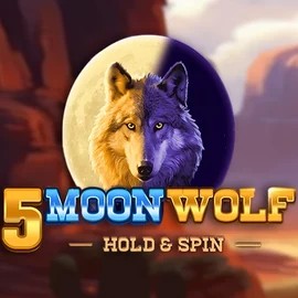 5 Moon Wolf logo – Slots by Apparat Gaming at Boomzino Casino