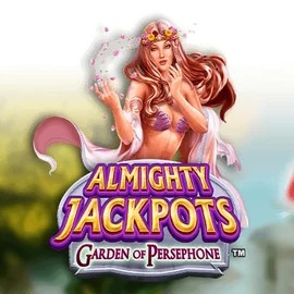 Almighty Jackpots: Garden of Persephone by Novomatic, showcased at boomzincasino.com – game logo