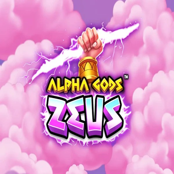 Slots logo of Alpha Gods Zeus from PearFiction Studios at Boomzino Casino