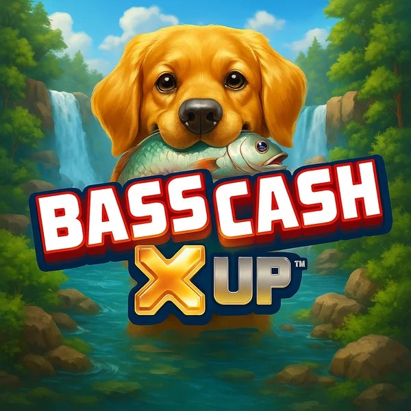 Bass Cash X UP slot icon by Alchemy Gaming, available at Boomzino Casino