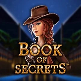 Book of Secrets online game logo by SYNOT Games on boomzincasino.com