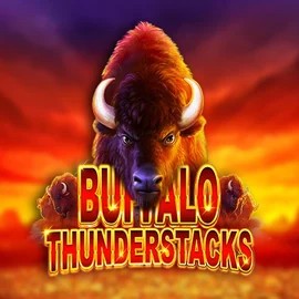 Buffalo Thunderstacks casino game by Amatic Industries – featured logo at Boomzino Casino