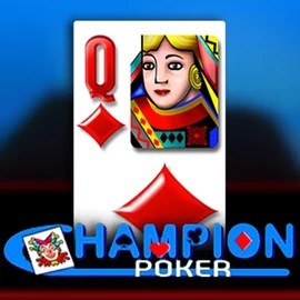 Champion Poker slot visual from Spin2Win available on boomzincasino.com