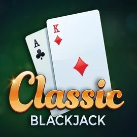 Classic Blackjack by Red Tiger Gaming, showcased at boomzincasino.com – game logo