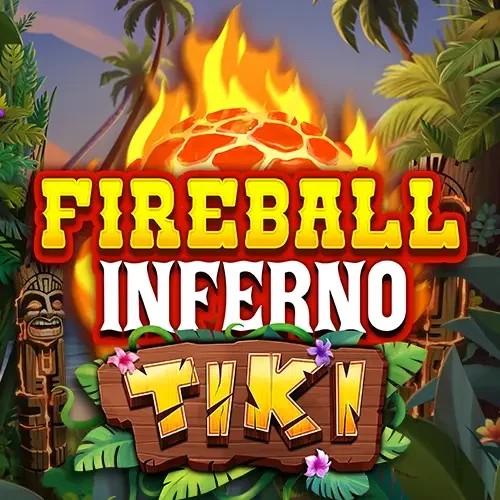 Fireball Inferno Tiki logo by NetEnt at Boomzino Casino
