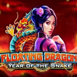 Floating Dragon Year of the Snake slot visual from Pragmatic Play available on boomzincasino.com
