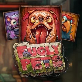 Fugly Pets online game logo by Stakelogic on boomzincasino.com