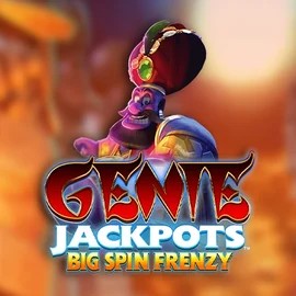 Genie Jackpots: Big Spin Frenzy logo – Jackpots by Blueprint Gaming at Boomzino Casino
