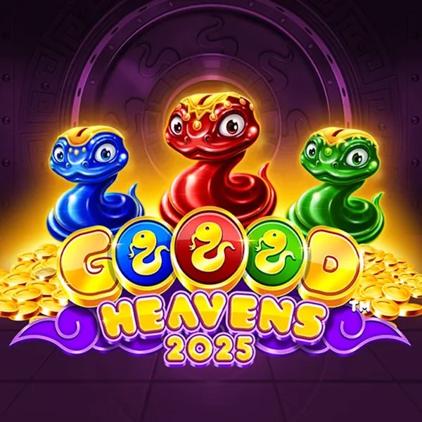 Enjoy Goood Heavens by Rarestone Gaming – logo hosted on boomzincasino.com