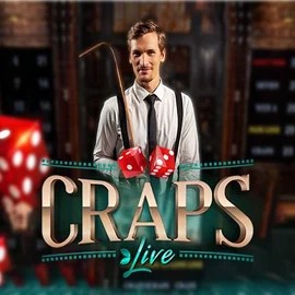 Live Casino logo of Live Craps from Evolution at Boomzino Casino