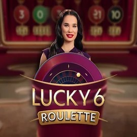 Lucky 6 Roulette logo by Pragmatic Play at Boomzino Casino