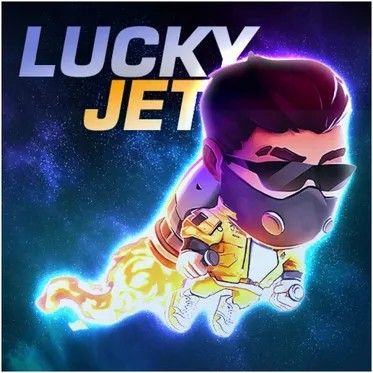 Lucky Jet slot logo by 1win Games at Boomzino Casino