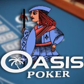 Try Oasis Poker slot by Nucleus Gaming on boomzincasino.com – logo image