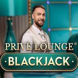 Privé Lounge Blackjack online game logo by Pragmatic Play on boomzincasino.com