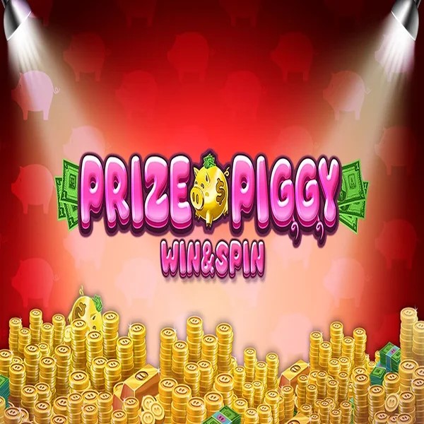 Prize Piggy Win &amp; Spin logo – Slots by Inspired Gaming at Boomzino Casino