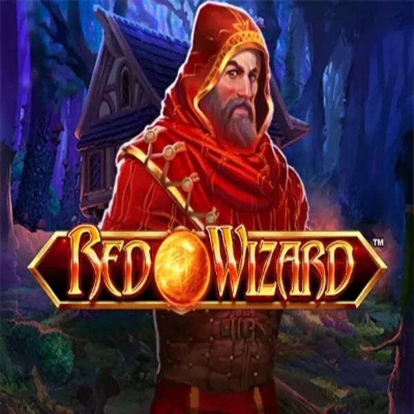 Red Wizard slot visual from Rarestone Gaming available on boomzincasino.com