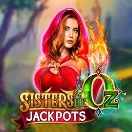 Sisters Of Oz Jackpots by Triple Edge Studios, showcased at boomzincasino.com – game logo
