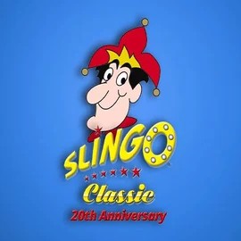 Slingo Classic 20th Anniversary by Slingo, showcased at boomzincasino.com – game logo
