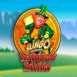 Slingo Rainbow Riches game by Gaming Realms – logo hosted on Boomzino Casino