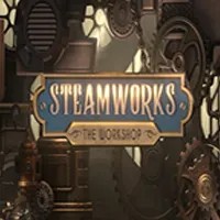 Steamworks The Workshop casino game by Peter &amp; Sons – featured logo at Boomzino Casino