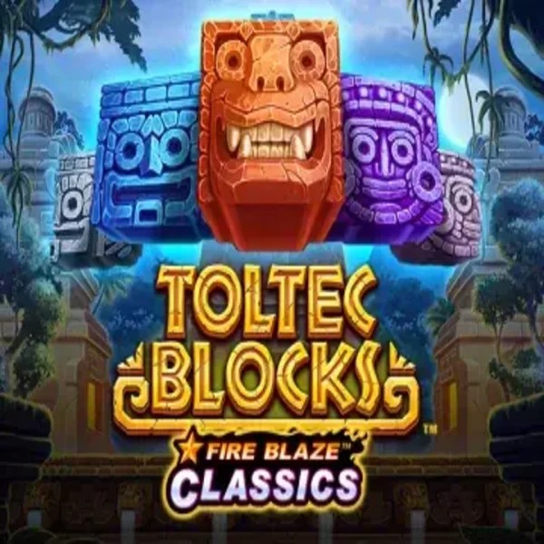 Fire Blaze: Toltec Blocks slot visual from Rarestone Gaming available on boomzincasino.com