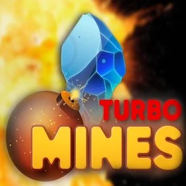 Turbo Mines casino game by Turbo Games – featured logo at Boomzino Casino