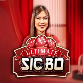 Ultimate Sic Bo slot logo by Ezugi at Boomzino Casino
